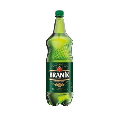 BRANÍK světlé výčepní pivo 6 x 2 l