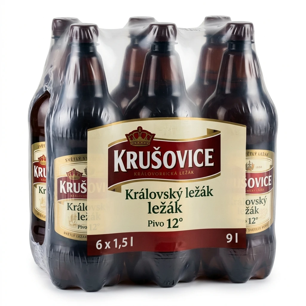 KRUŠOVICE Královský ležák Pivo 12° 6 x 1,5 l PET