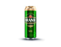 BRANÍK Výčepní světlé pivo 24 x 550 ml plech