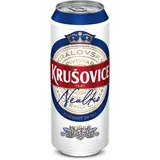 KRUŠOVICE Pivo nealkoholické 24 x 500 ml plech
