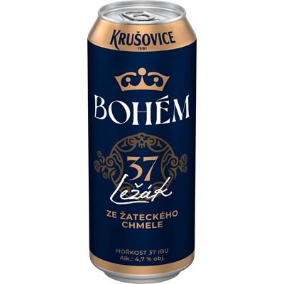 KRUŠOVICE Bohém 4 x 500 ml plech