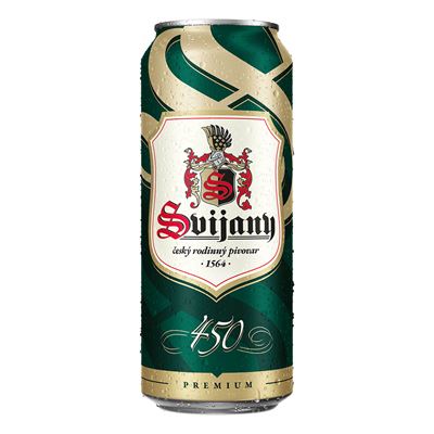 Svijany 450 Prémiový ležák světlý 6 x 500 ml plech