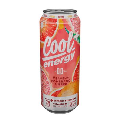 Cool+ Energy 4 x 500 ml plech