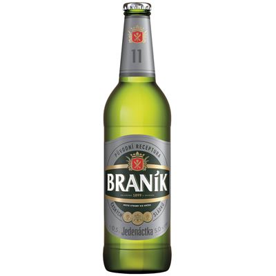 BRANÍK 11° pivo 20 x 500 ml vratná láhev