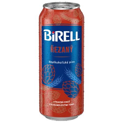 BIRELL Řezaný nealkoholické pivo 6 x 500 ml plech multipack