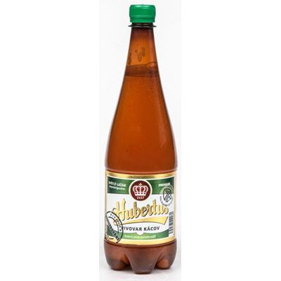 Hubertus Pivo světlý ležák nefiltrované 1 l PET