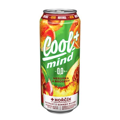 Cool+ Mind meruňka broskev 24 x 500 ml