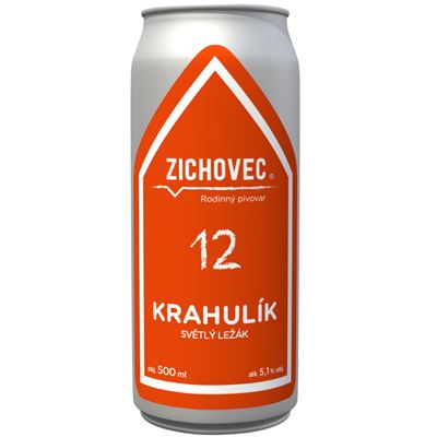 ZICHOVEC Krahulík 12 pivo 500 ml