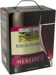 RIBEAUPIERRE Merlot 4 x 3 l BIB