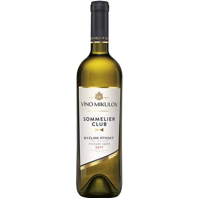 VÍNO MIKULOV Sommelier club Ryzlink rýnský pozdní sběr 6 x 750 ml