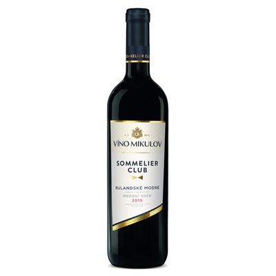 VÍNO MIKULOV Sommelier club Rulandské modré pozdní sběr 6 x 750 ml