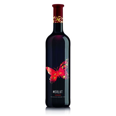 VÍNO MIKULOV Motýl Merlot 6 x 750 ml