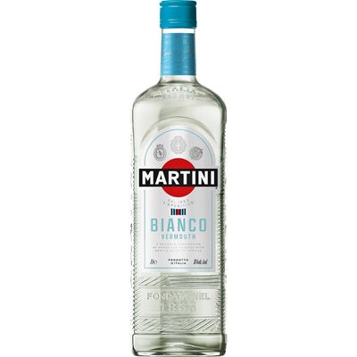 MARTINI Bianco Vermut aromatizované víno 6 x 1 l