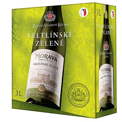 ZÁMECKÉ VINAŘSTVÍ BZENEC Veltlínské zelené 3 l BiB