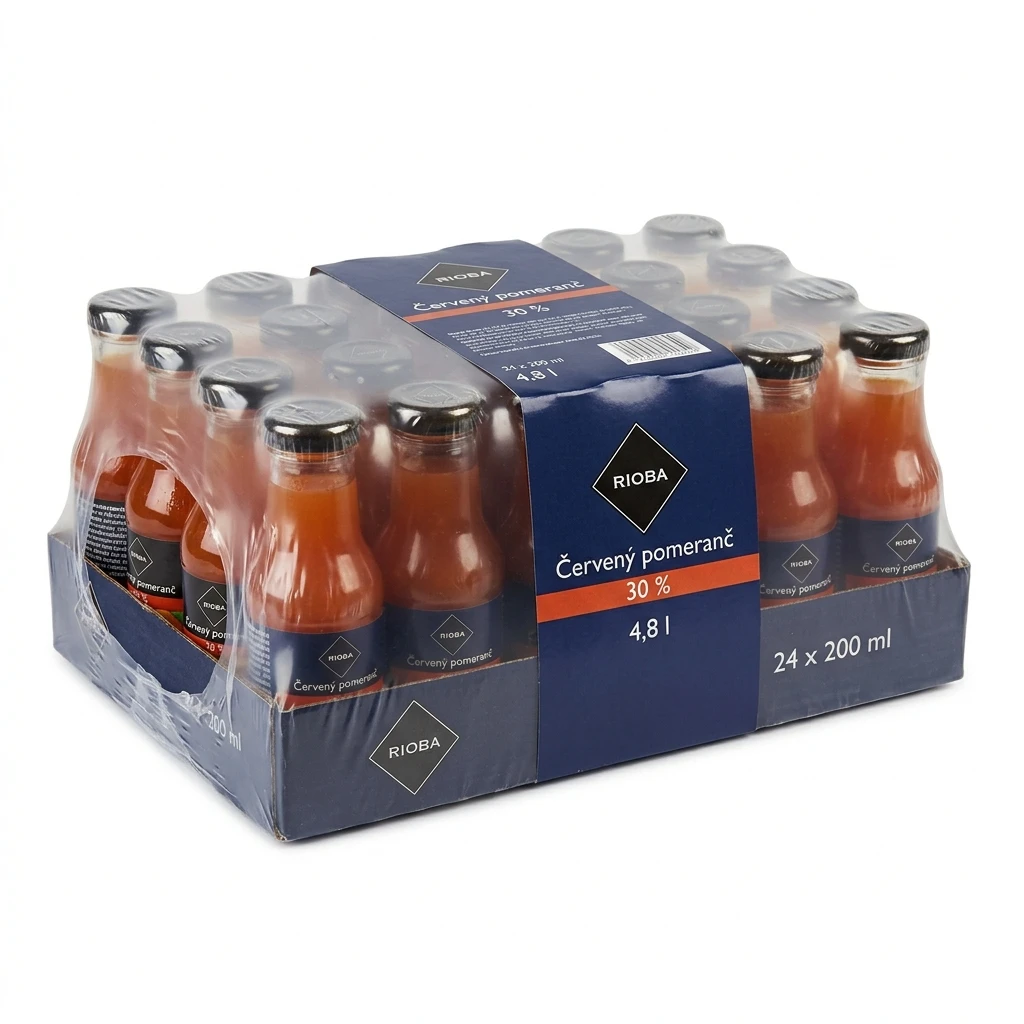 RIOBA Červený pomeranč 30 % 24 x 200 ml