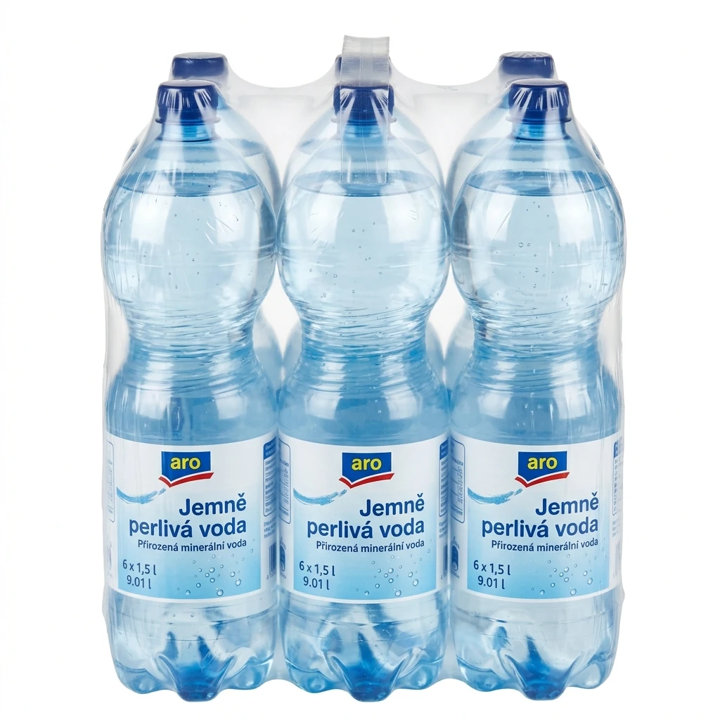 aro Jemně perlivá voda 6 x 1,5 l