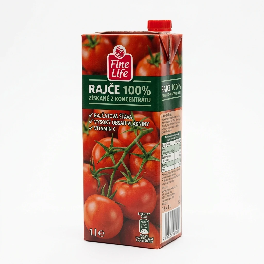 Fine Life rajče 100% 12 x 1 l