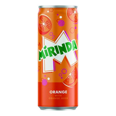 MIRINDA Orange 24 x 330 ml plech