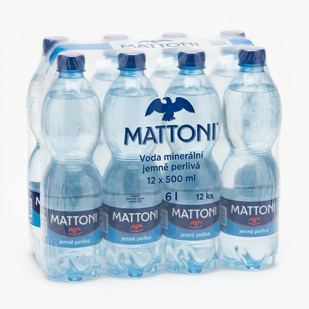 MATTONI Voda minerální jemně perlivá 12 x 500 ml