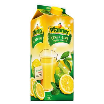 Pfanner Nektar citron limeta 25 % 6 x 2 l