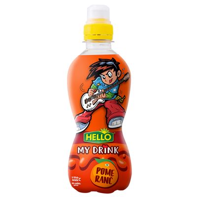 HELLO Hello My Drink Nápoj pomeranč 10 x 330 ml