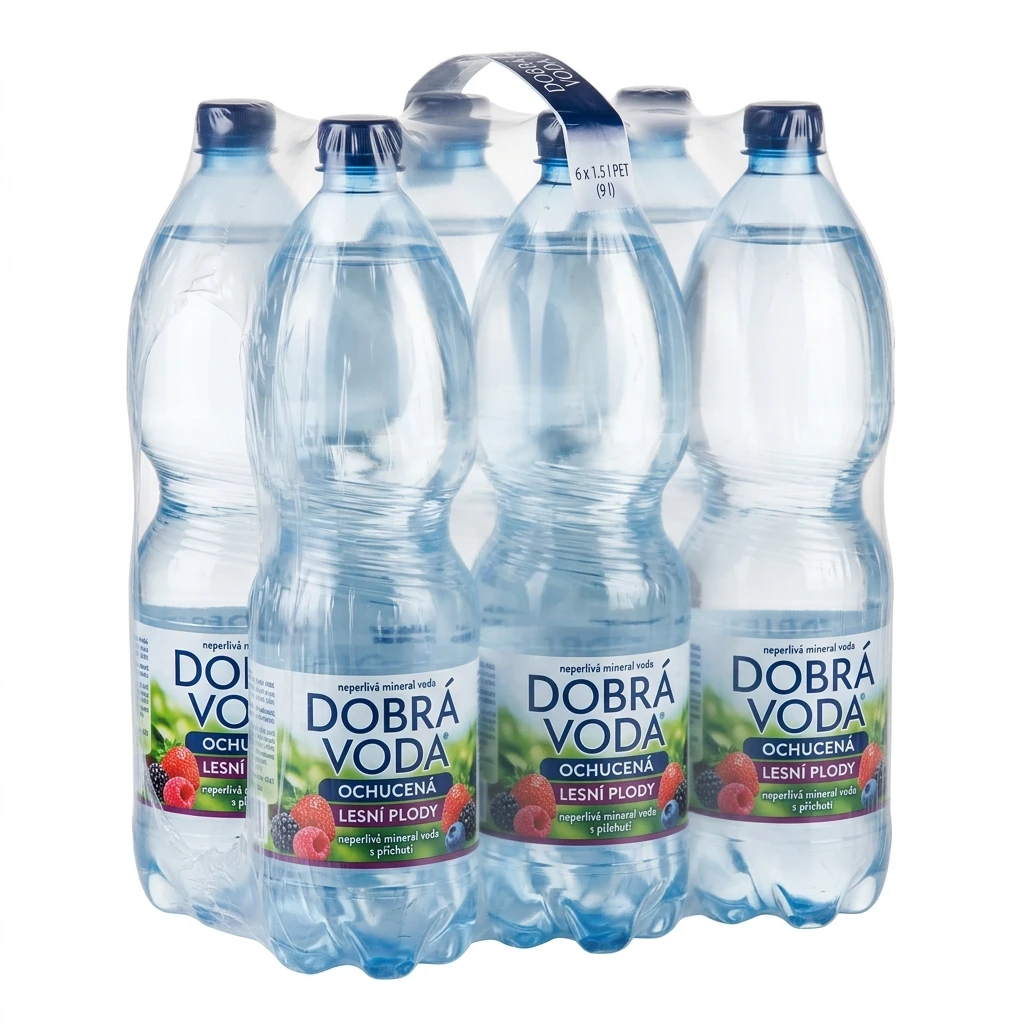 DOBRÁ VODA Ochucená lesní plody 6 x 1,5 l PET