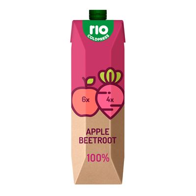 RIOFRESH Rio Cold Press Šťáva jablko červená řepa 100 % SK chlaz. 1 l