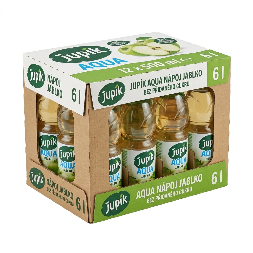 Jupík Aqua Nápoj jablko 12 x 500 ml