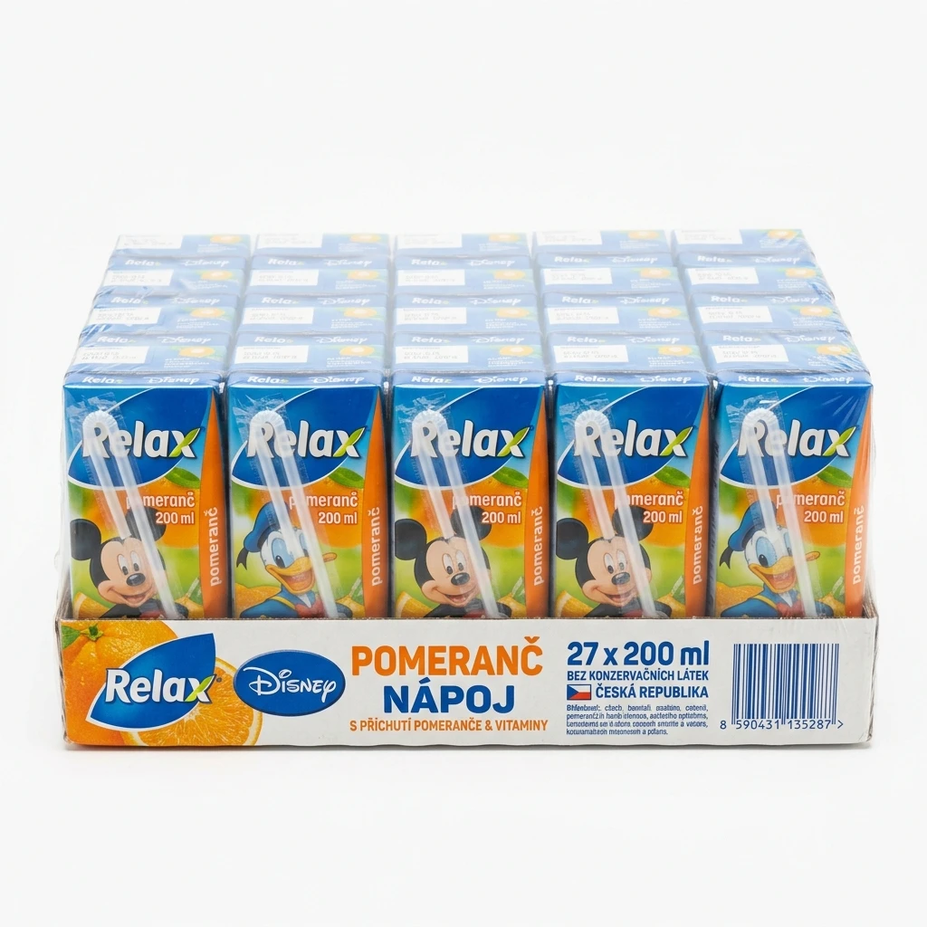 Relax Disney pomeranč nápoj 27 x 200 ml