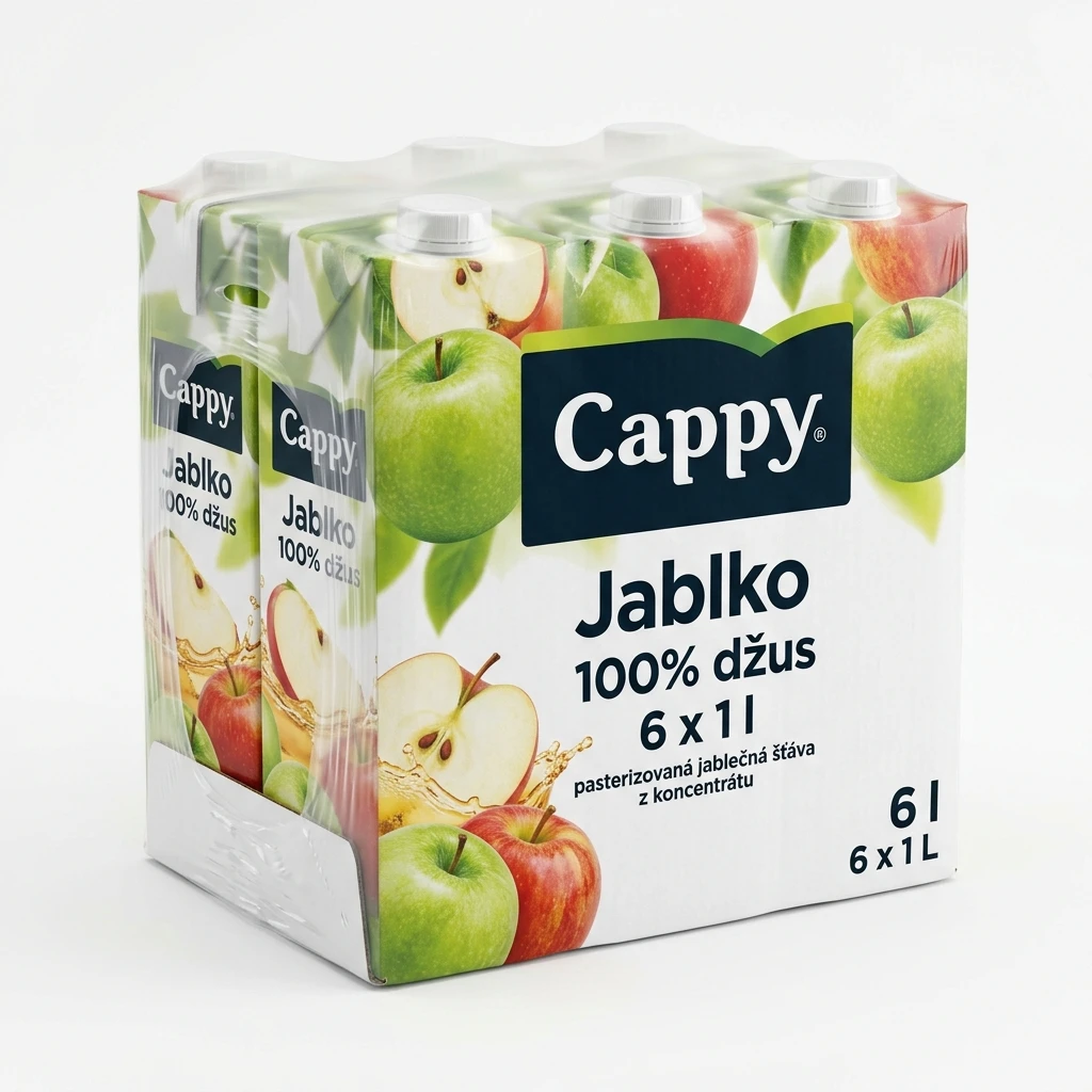 Cappy Jablko 100 % džus 6 x 1 l