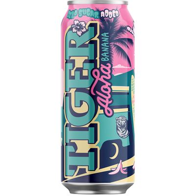 TIGER Banana/banán energetický nápoj 12 x 500 ml
