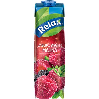 Relax Nektar jablko aronie malina 12 x 1 l