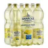 HANÁCKÁ KYSELKA Voda minerální ochucená citron 6 x 1,5 l