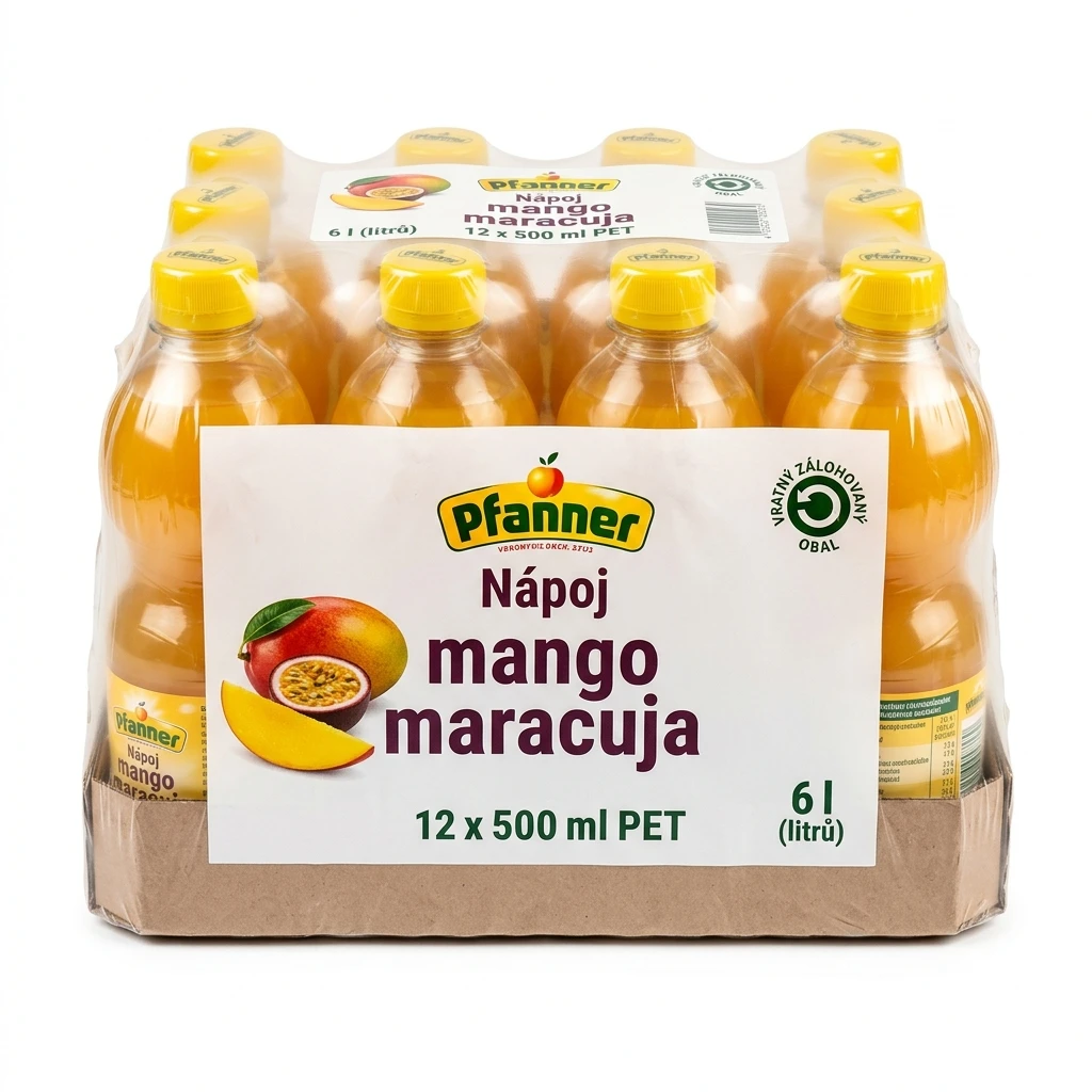 Pfanner Nápoj mango maracuja 12 x 500 ml PET