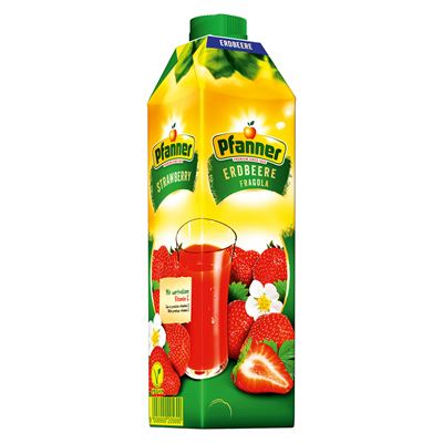 Pfanner Nektar jahoda 35 % 8 x 1 l