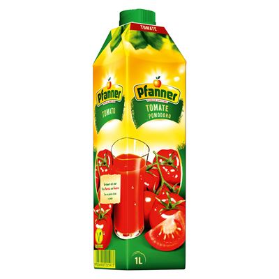 Pfanner Rajčatová šťáva 100 % 8 x 1 l