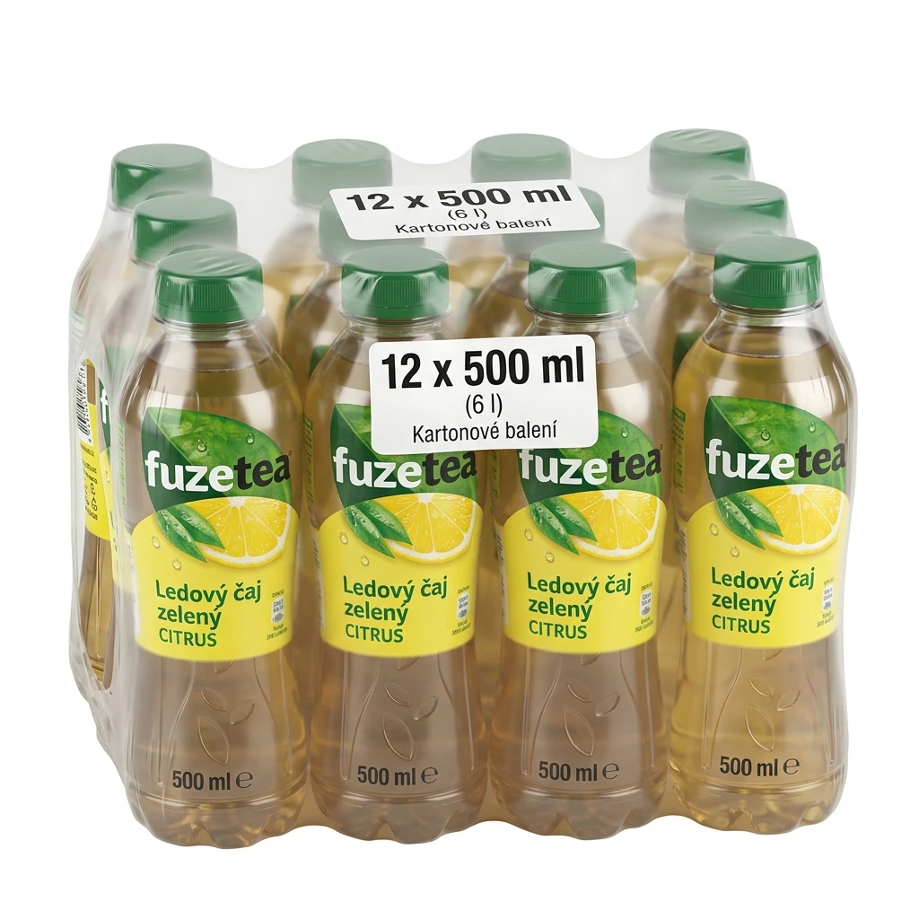 fuzetea Ledový čaj zelený citrus 12 x 500 ml