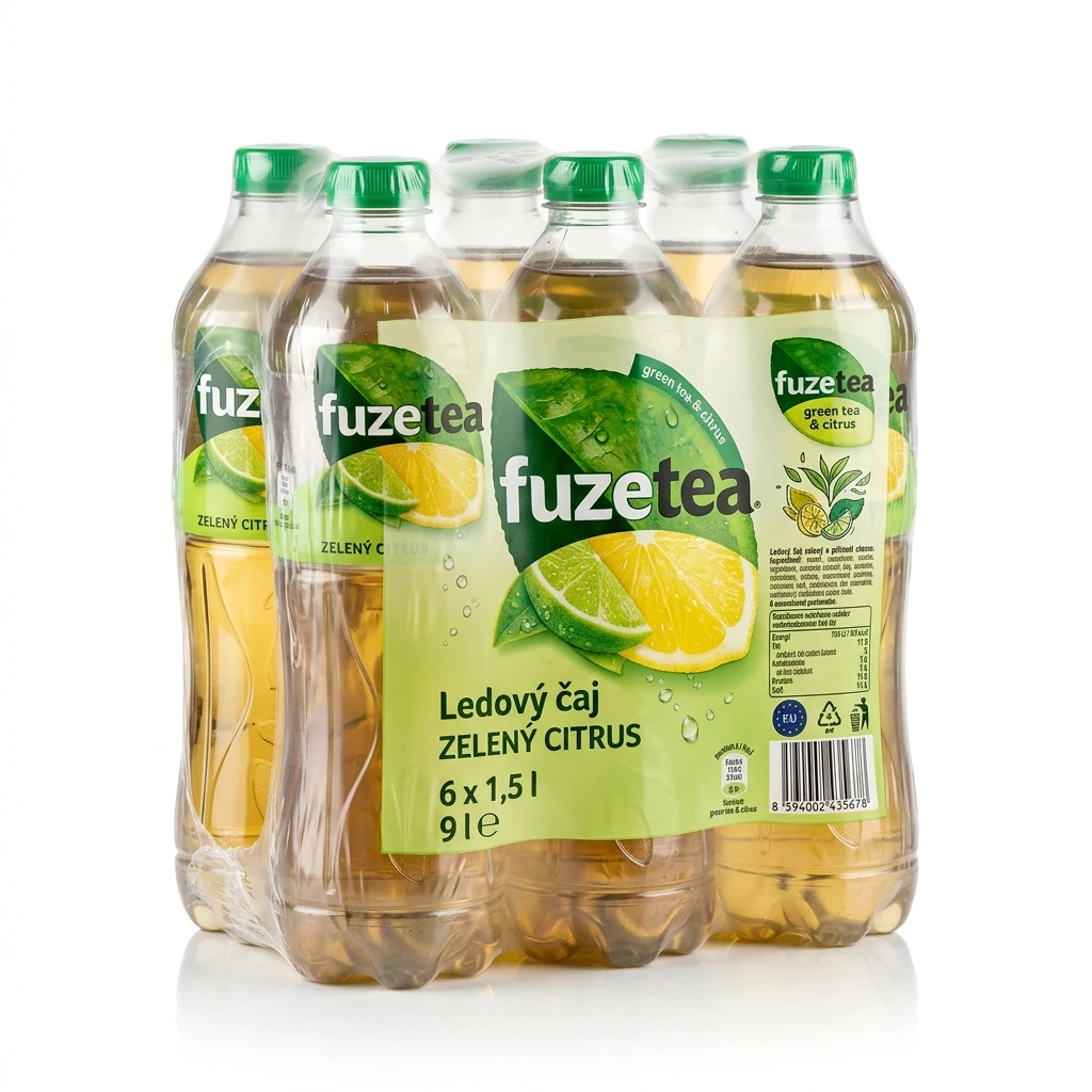 fuzetea Ledový čaj zelený citrus 6 x 1,5 l