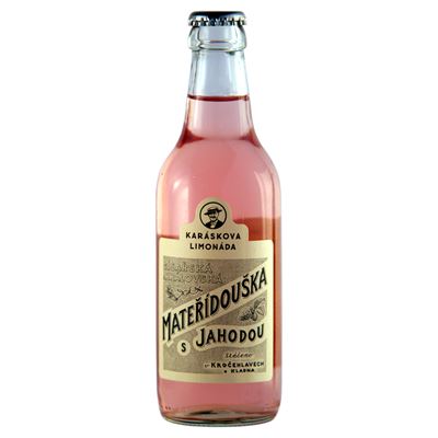 KARÁSKOVA LIMONÁDA mateřídouška s jahodou 330 ml