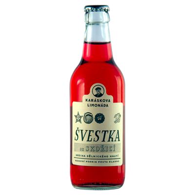 KARÁSKOVA LIMONÁDA švestka se skořicí 330 ml