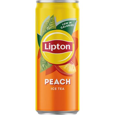 Lipton Ice Tea Ledový čaj broskev 24 x 330 ml plech