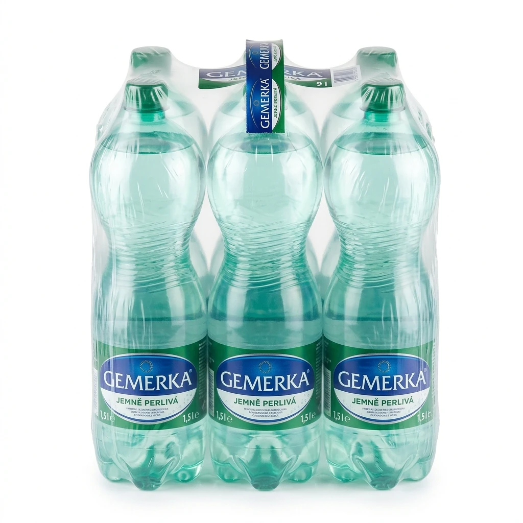 Gemerka Voda minerální jemně perlivá 6 x 1,5 l PET