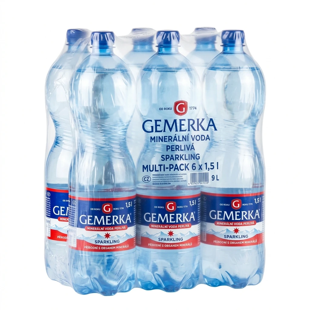 Gemerka Voda minerální perlivá 6 x 1,5 l PET