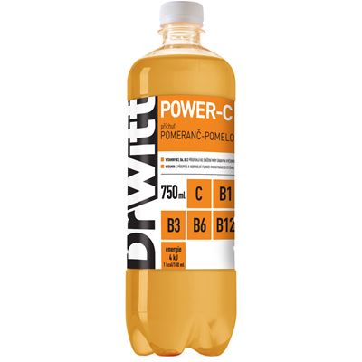 DrWitt Power-C vitaminová voda 12 x 750 ml