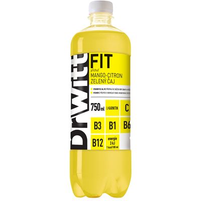 DrWitt Fit vitaminová voda 12 x 750 ml