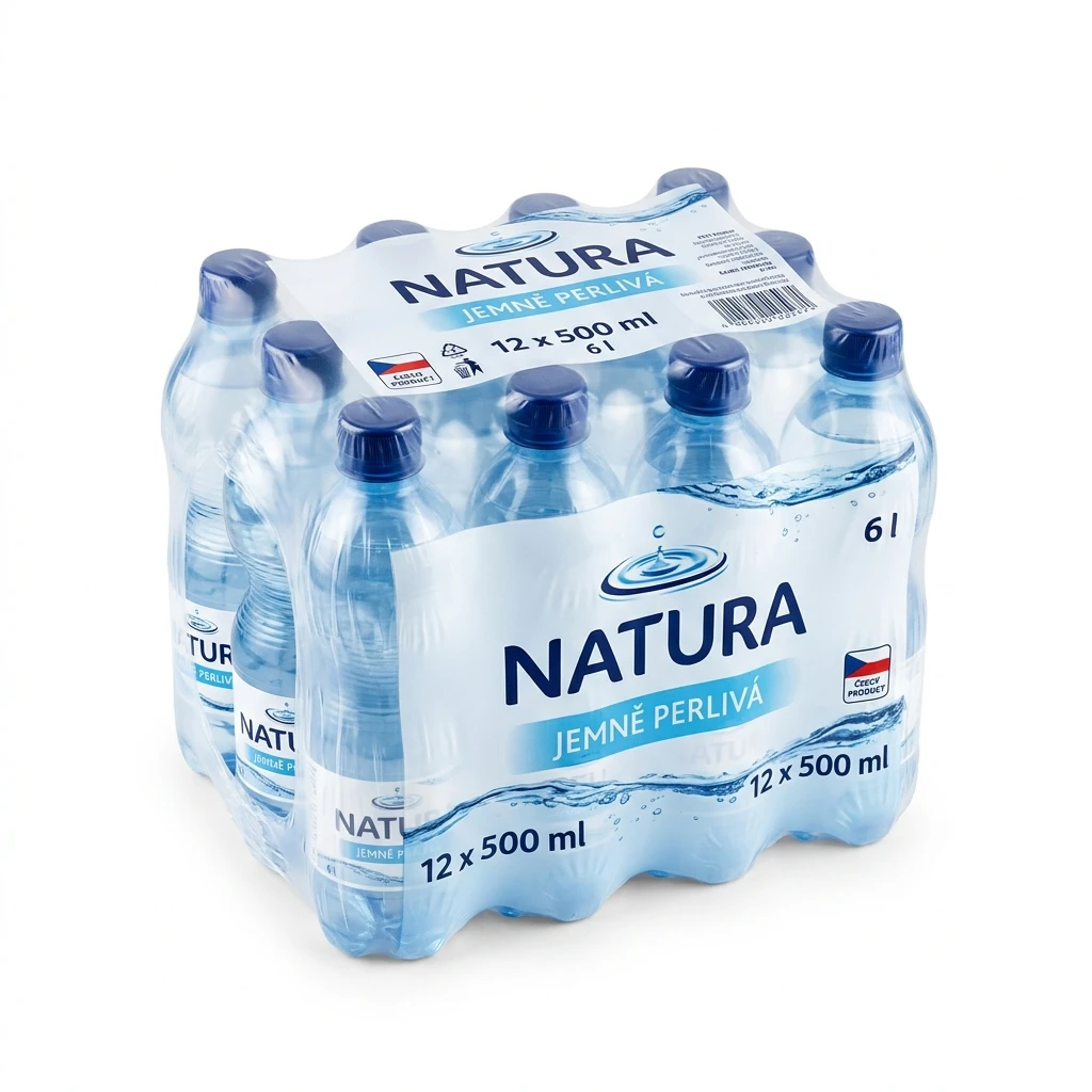 NATURA Voda jemně perlivá 12 x 500 ml