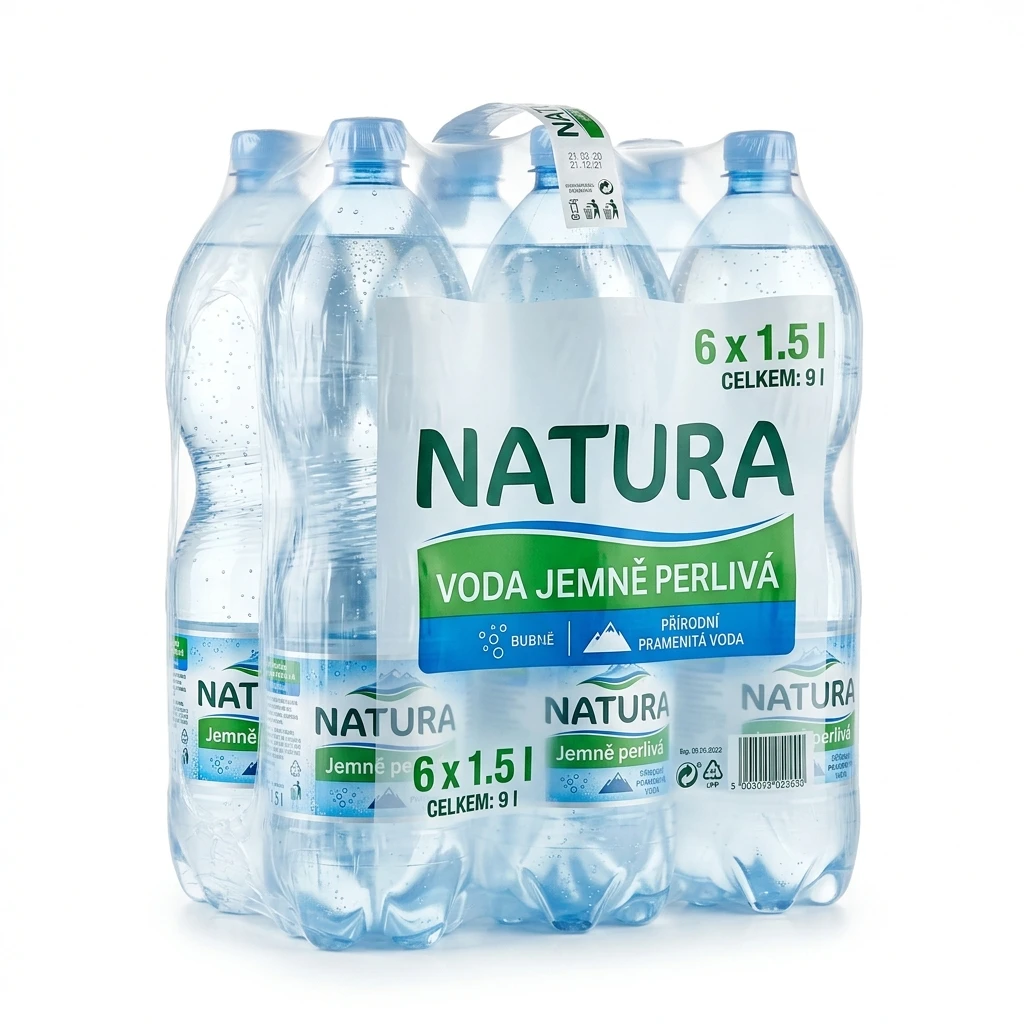 NATURA Voda jemně perlivá 6 x 1,5 l