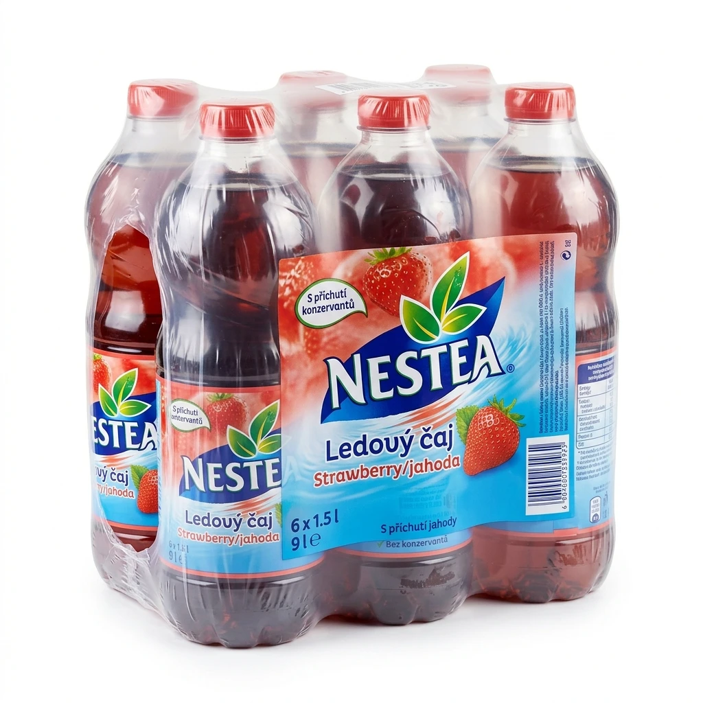 NESTEA Ledový čaj Strawberry/jahoda 6 x 1,5 l