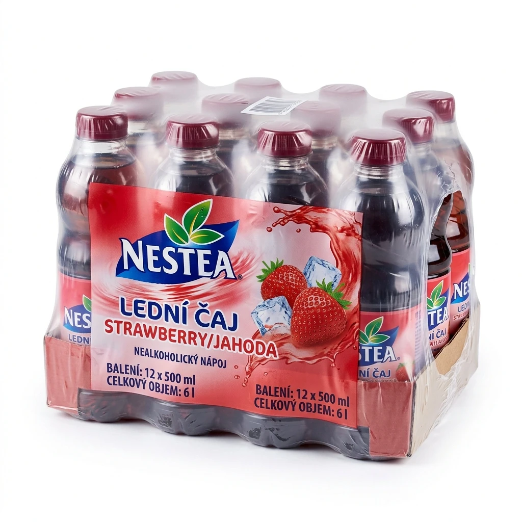 NESTEA Ledový čaj Strawberry/jahoda 12 x 500 ml