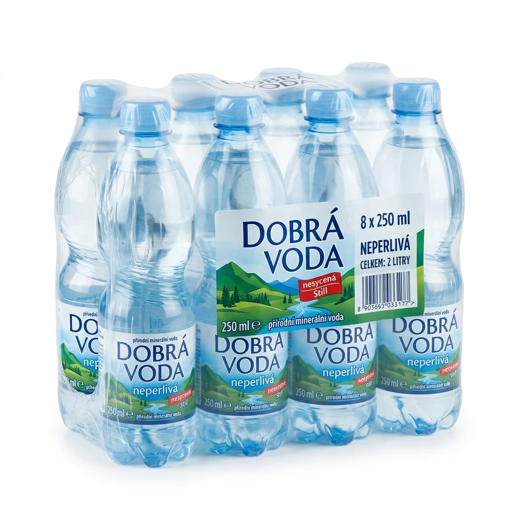 DOBRÁ VODA neperlivá 8 x 250 ml PET